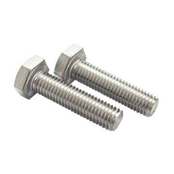 奧峰 DIN933全牙外六角螺栓，M6-1.0X10，不銹鋼316，強度A4-70